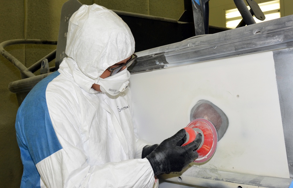 TWAR Fiberglass Repair Test