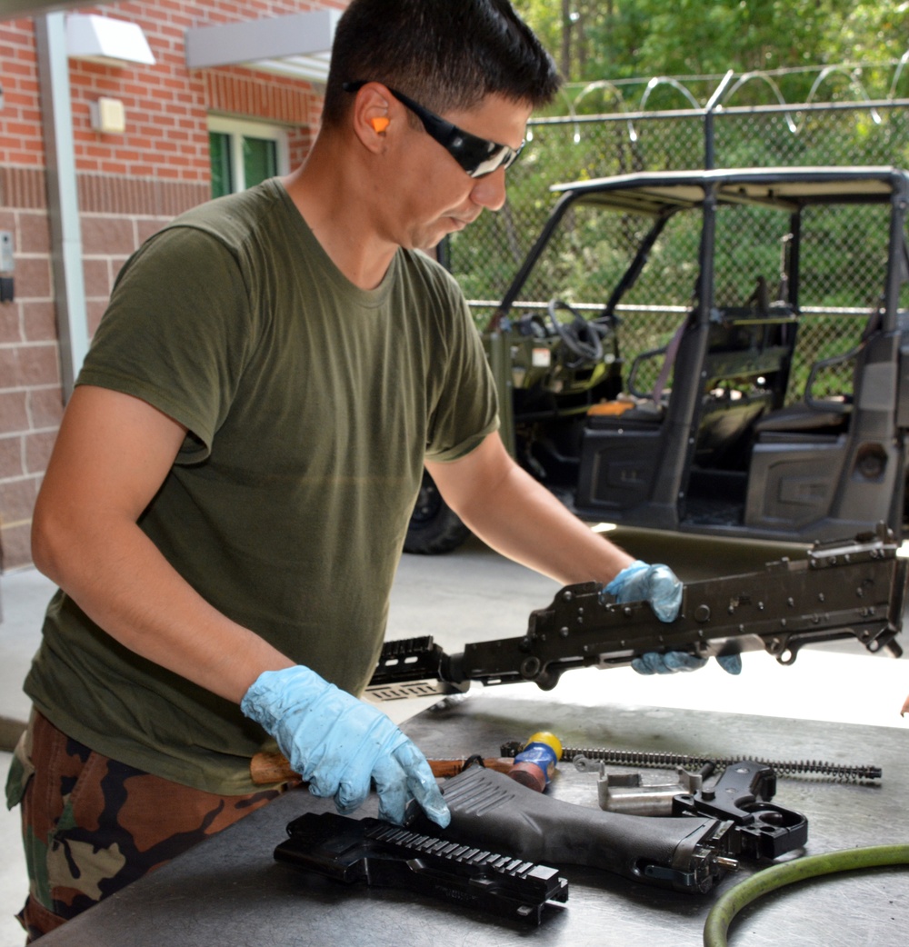 NAVSCIATTS Semester 25-4 Weapons Cleaning