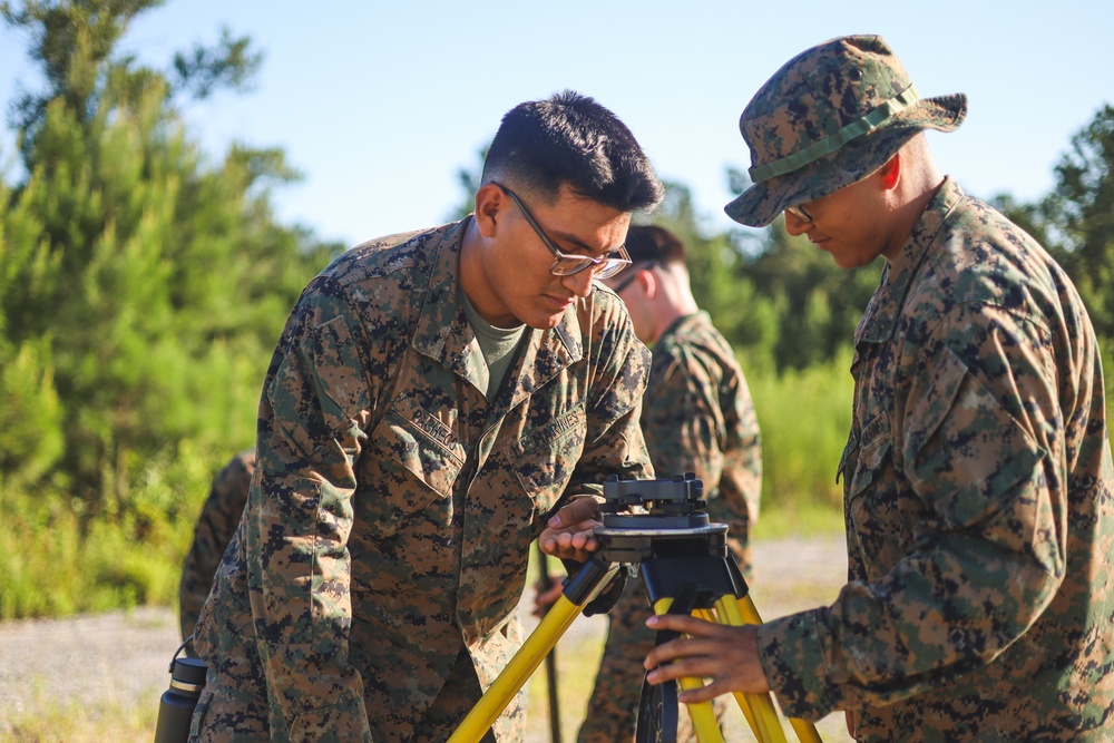 Combat Engineers conduct Land Surveys and SUAS training on Townsend Bombing Range