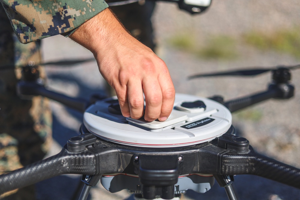 Combat Engineers conduct Land Surveys and SUAS training on Townsend Bombing Range