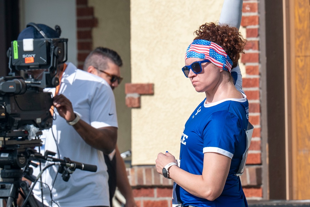 Team Air Force competes in field sports at 2025 Warrior Games