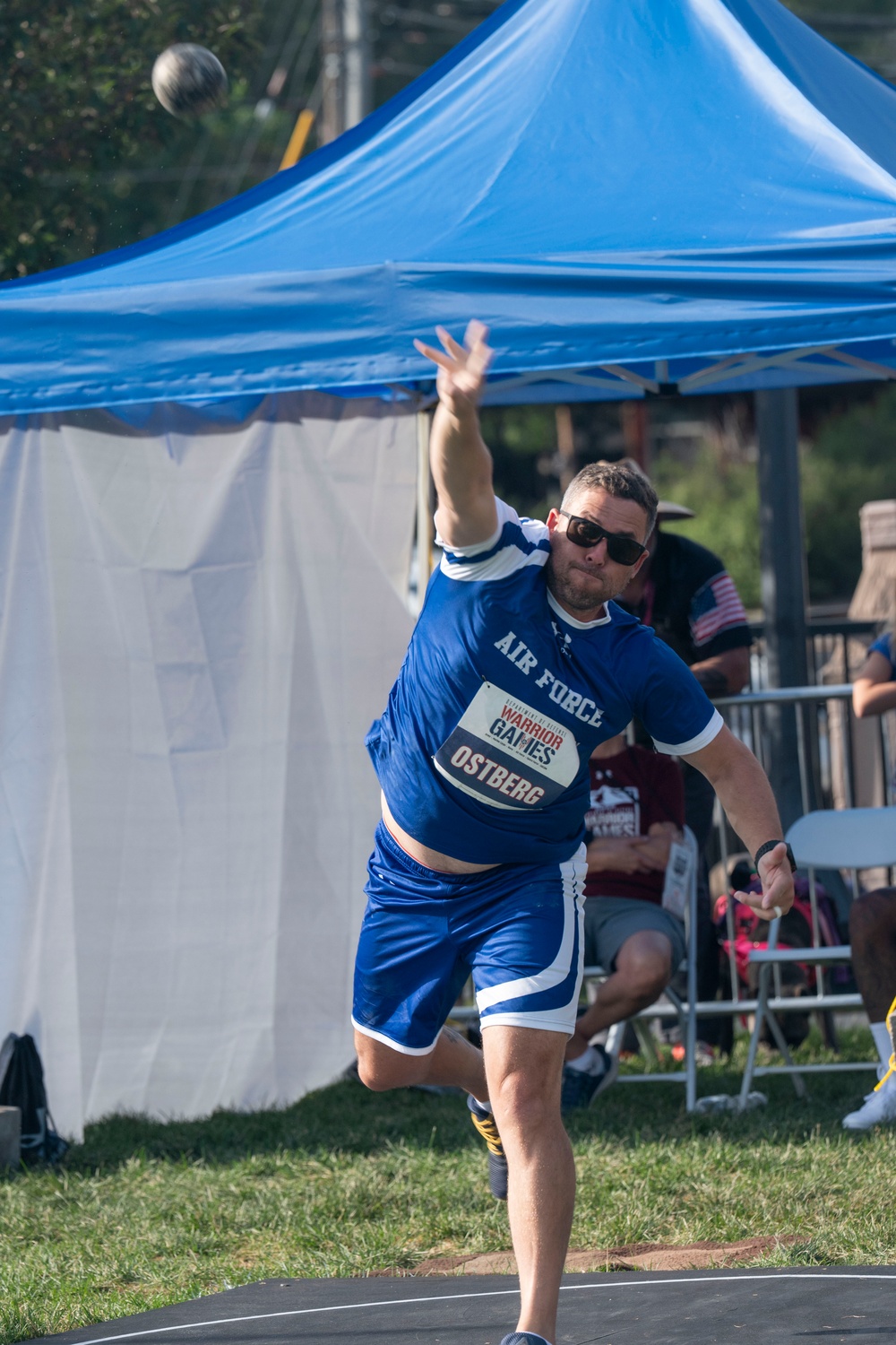 Team Air Force competes in field sports at 2025 Warrior Games