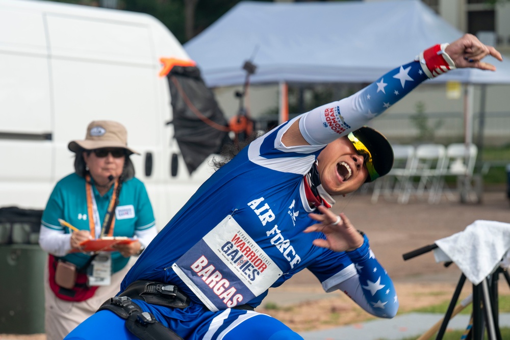 Team Air Force competes in field sports at 2025 Warrior Games