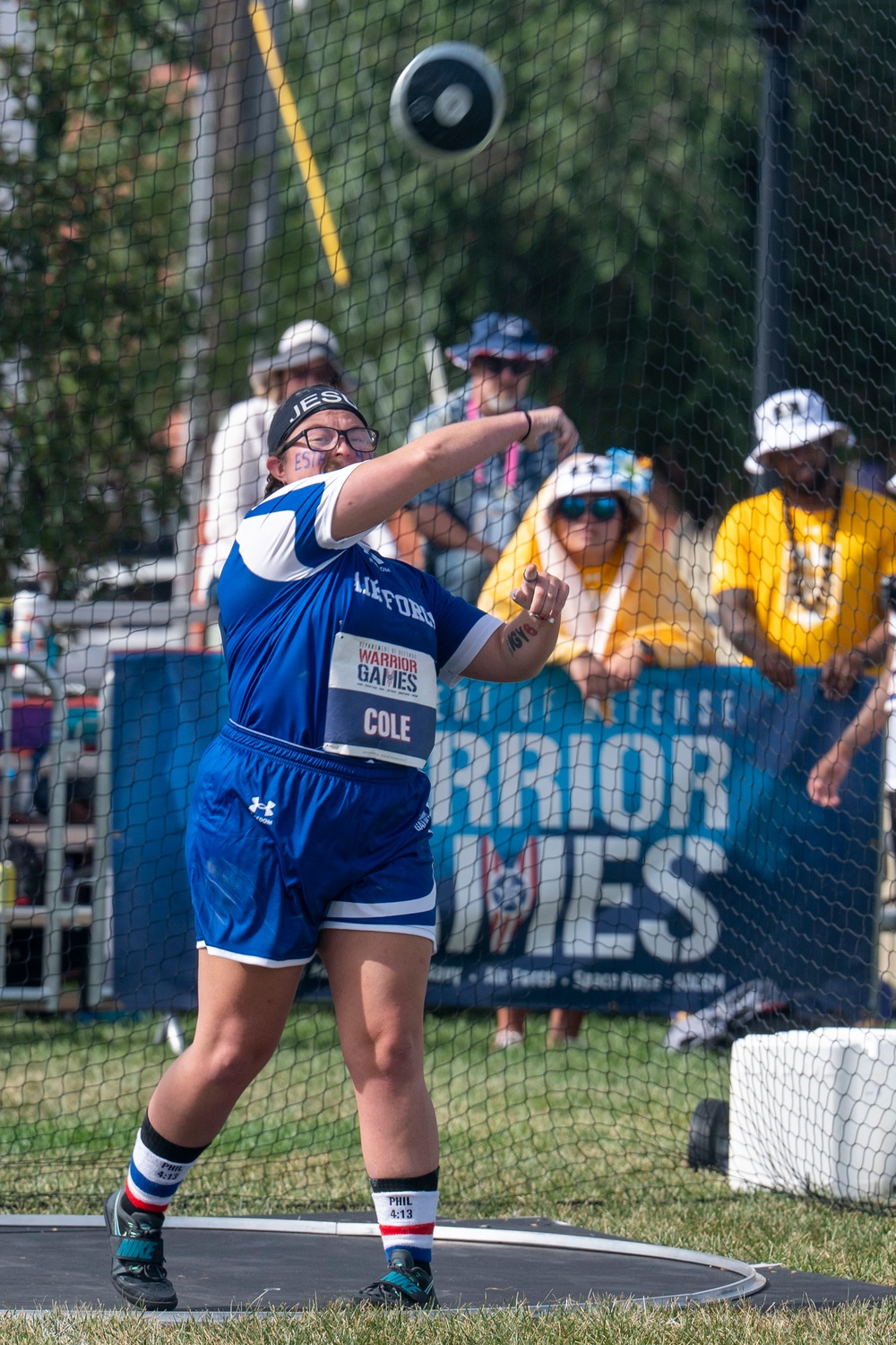 Team Air Force competes in field sports at 2025 Warrior Games