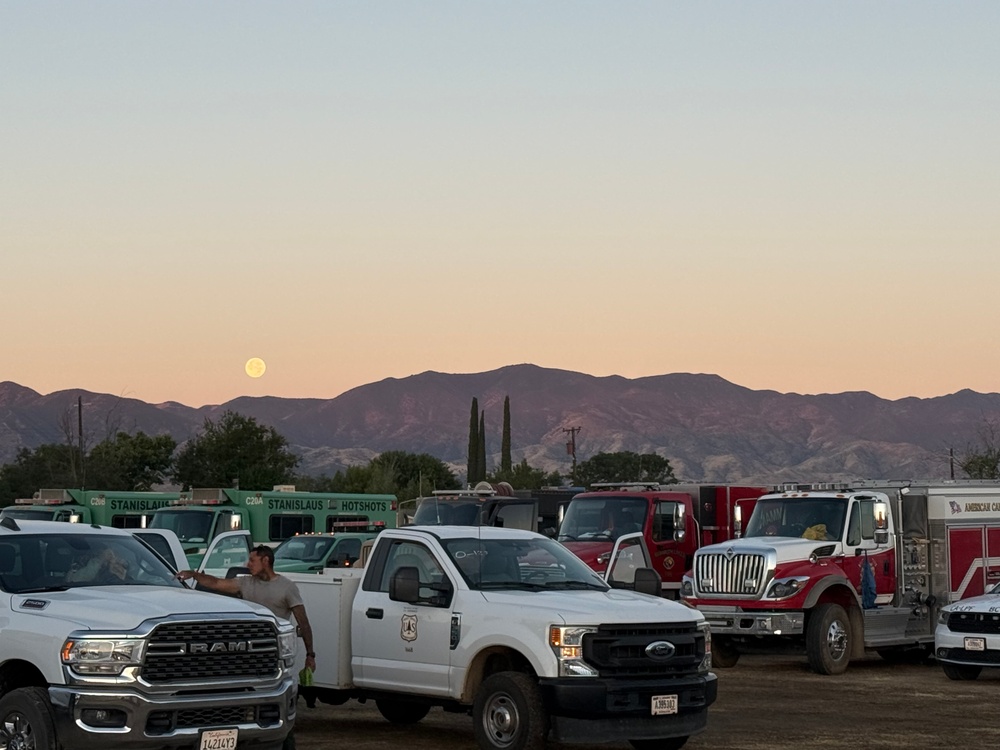 Fort Hunter Liggett supports the Madre Fire 2025