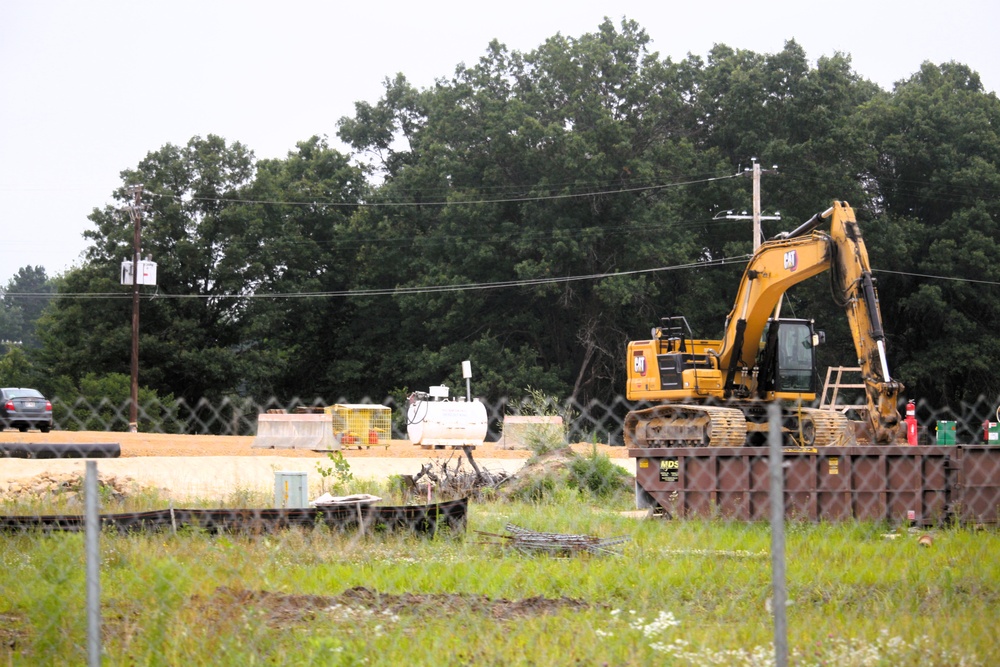Structural steel framing in full swing as $55.75 million Collective Training Officers Quarters Project at Fort McCoy continues growing during July 2025