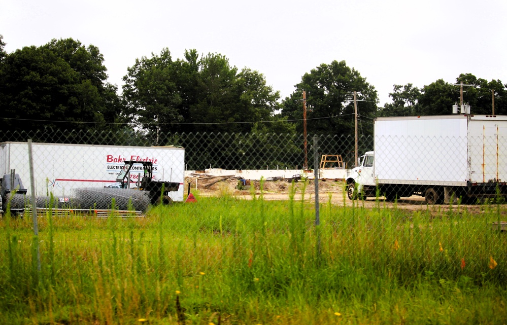 Structural steel framing in full swing as $55.75 million Collective Training Officers Quarters Project at Fort McCoy continues growing during July 2025