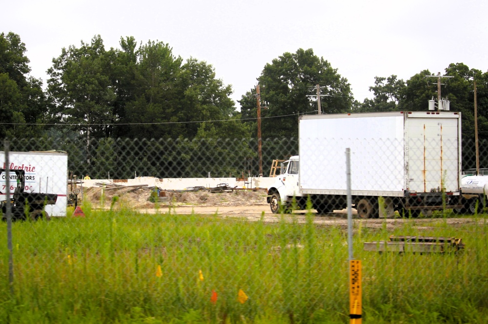 Structural steel framing in full swing as $55.75 million Collective Training Officers Quarters Project at Fort McCoy continues growing during July 2025