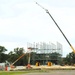 Structural steel framing in full swing as $55.75 million Collective Training Officers Quarters Project at Fort McCoy continues growing during July 2025