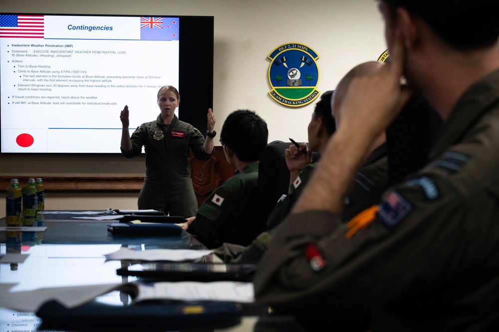Allies participate in flyby mission brief, leverage DLE 2025 for the 81st Guam Liberation Day