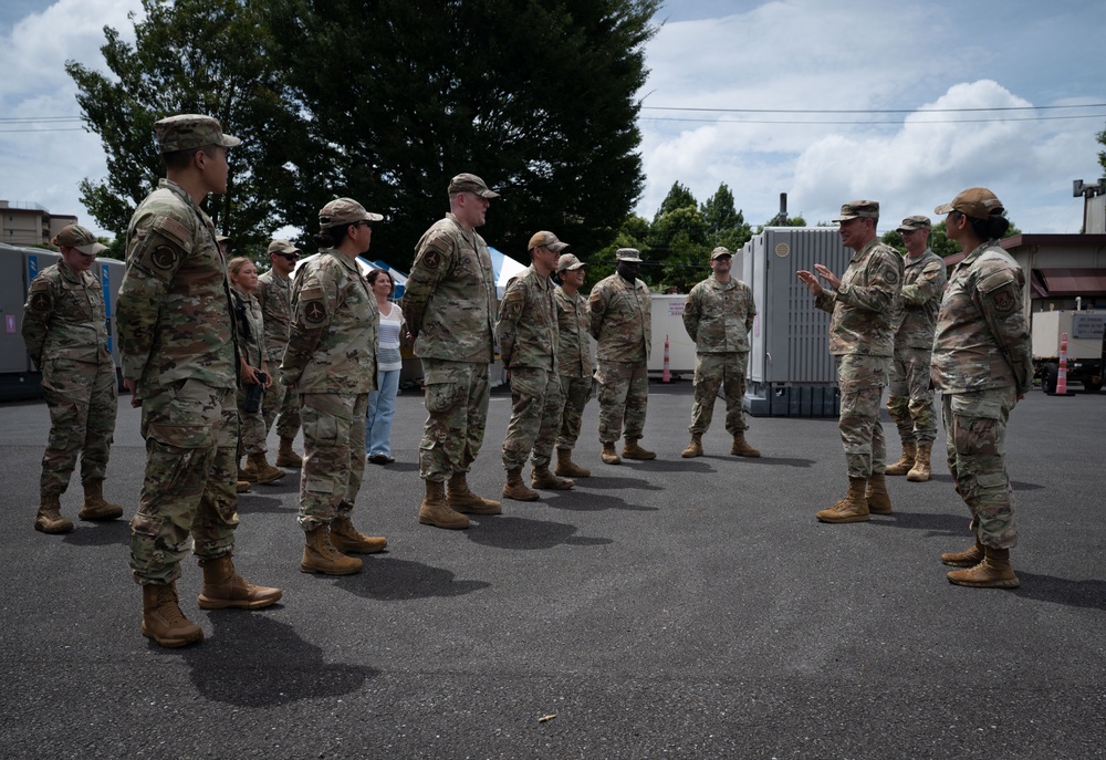 AMC commander visits Yokota for DLE 2025