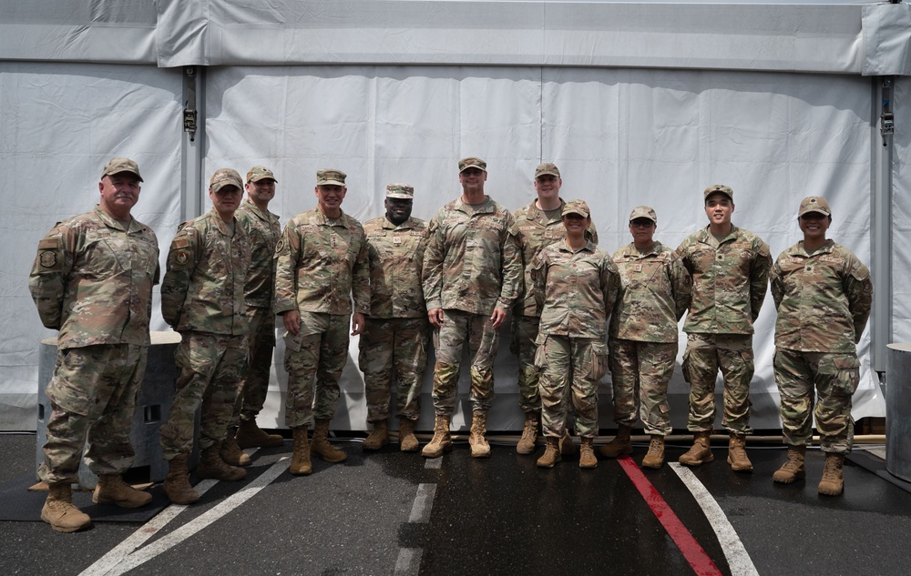 AMC commander visits Yokota for DLE 2025