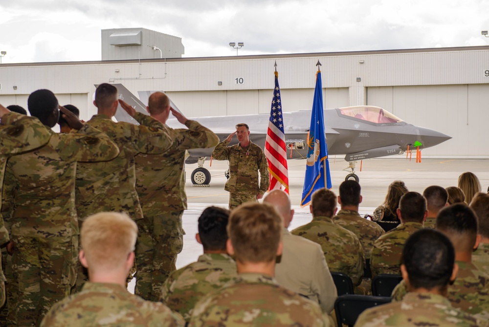354th MXS Change of Command