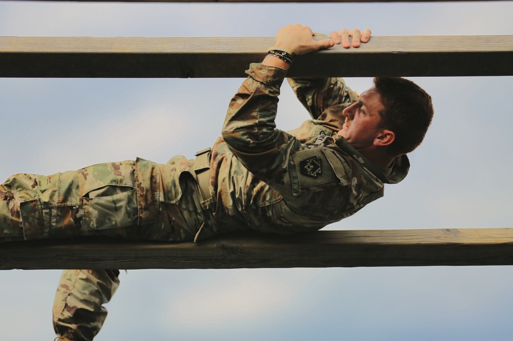 Conquering the Course: 213th RSG Soldier Tests Skills at Fort Indiantown Gap