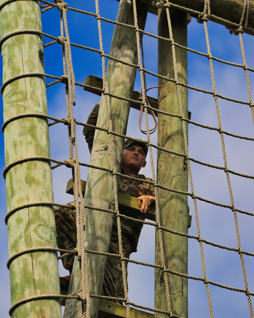 Conquering the Course: 213th RSG Soldier Tests Skills at Fort Indiantown Gap