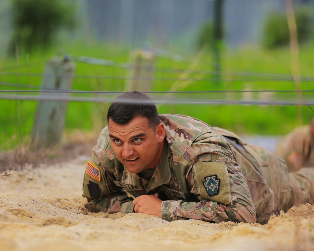 Conquering the Course: 213th RSG Soldier Tests Skills at Fort Indiantown Gap