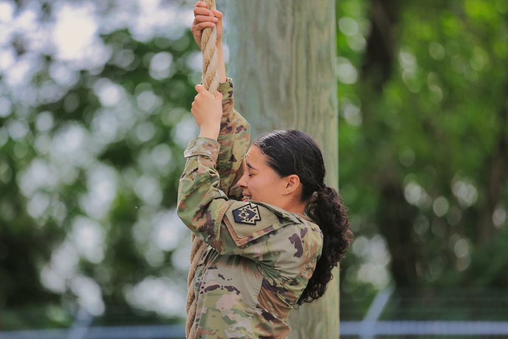 Conquering the Course: 213th RSG Soldier Tests Skills at Fort Indiantown Gap