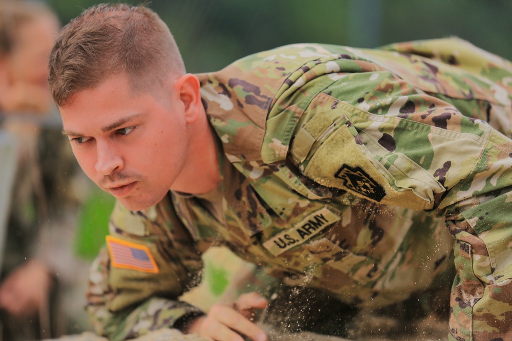 Conquering the Course: 213th RSG Soldier Tests Skills at Fort Indiantown Gap