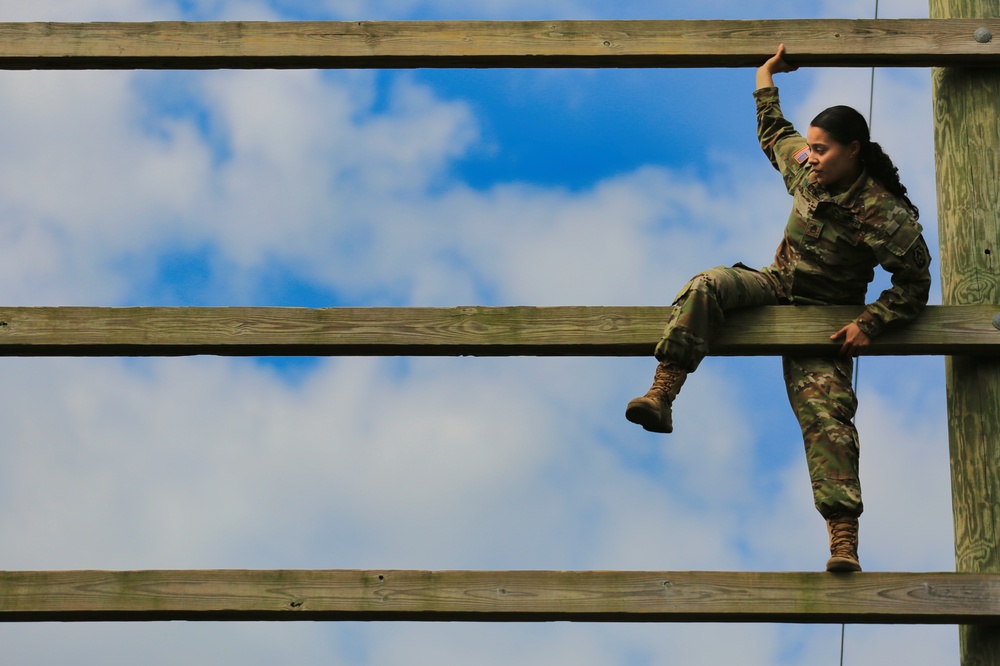 Conquering the Course: 213th RSG Soldier Tests Skills at Fort Indiantown Gap