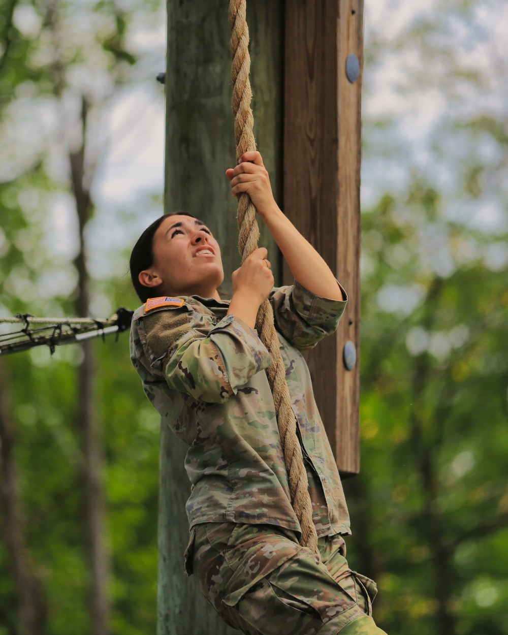 Conquering the Course: 213th RSG Soldier Tests Skills at Fort Indiantown Gap
