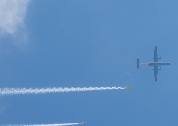 U.S. Army Parachute Team jumps for EAA AirVenture OshKosh