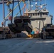 Australian tanks aboard a U.S. Army watercraft
