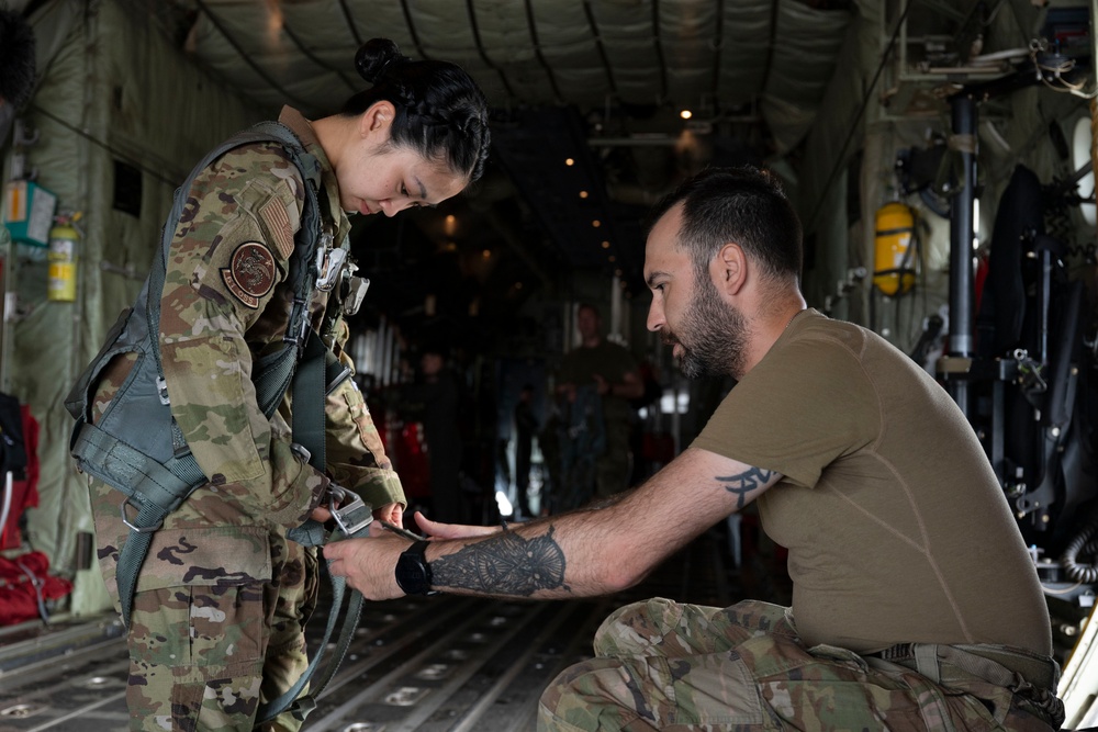 Partner nations fly together to celebrate the 81st Liberation Day Parade in Guam