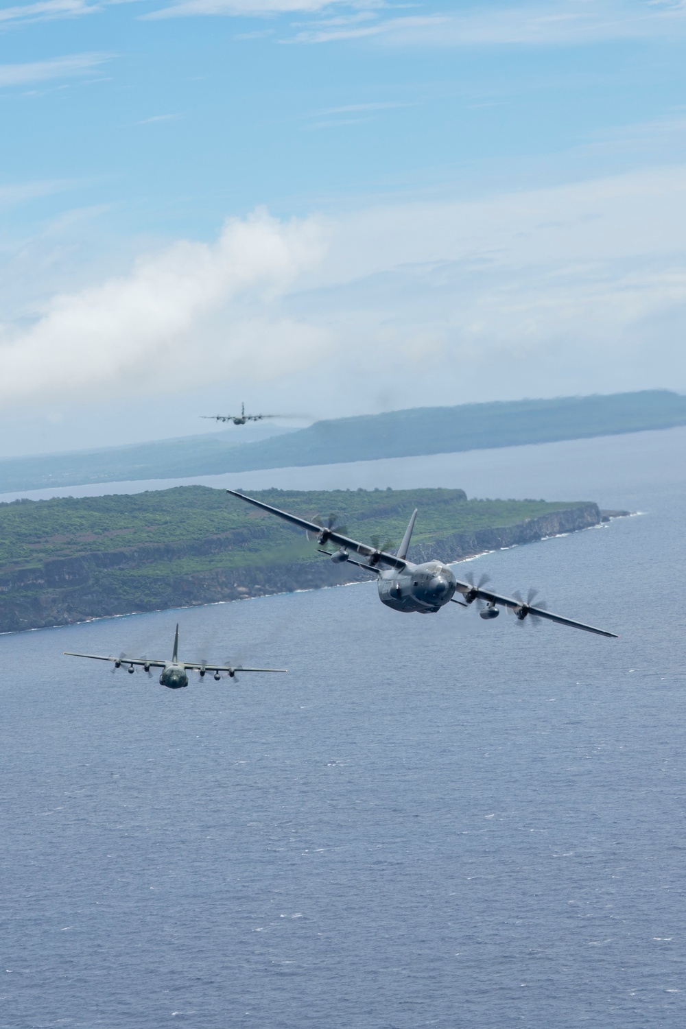 Partner nations fly together to celebrate the 81st Liberation Day Parade in Guam