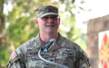 Weaver takes helm of USAG Fort Stewart-Hunter Army Airfield