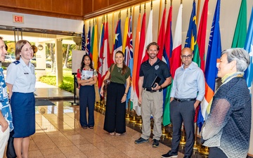 Col. Elizabeth Erickson and Dr. Jeffrey Freedman visit DKI APCSS