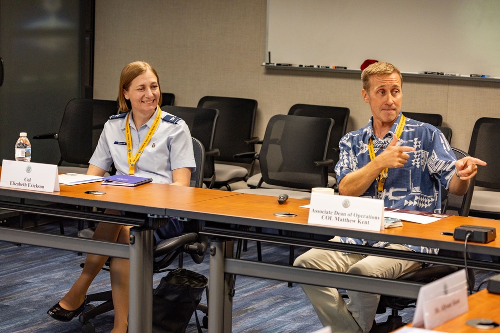 Col. Elizabeth Erickson and Dr. Jeffrey Freedman visit DKI APCSS