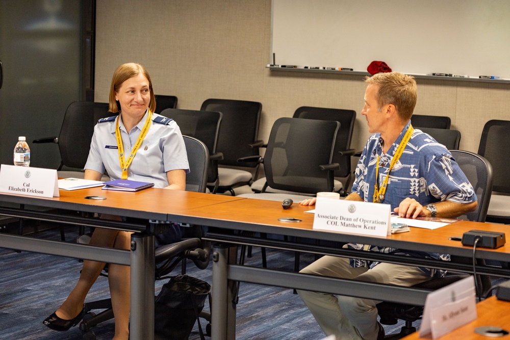 Col. Elizabeth Erickson and Dr. Jeffrey Freedman visit DKI APCSS