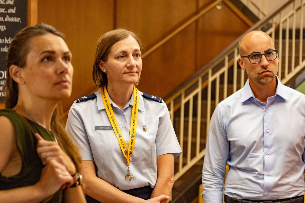 Col. Elizabeth Erickson and Dr. Jeffrey Freedman visit DKI APCSS