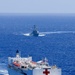 USNS Comfort and USS Cole in the Caribbean Sea