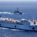 USNS Comfort and USS Cole in the Caribbean Sea