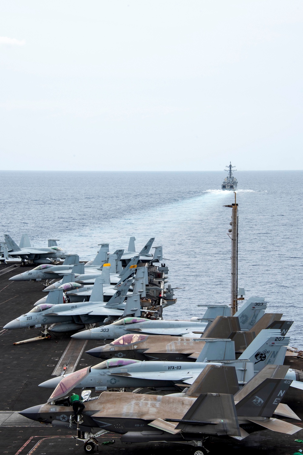 USS Carl Vinson (CVN 70) Conducts Routine Operations in the Surigao Strait