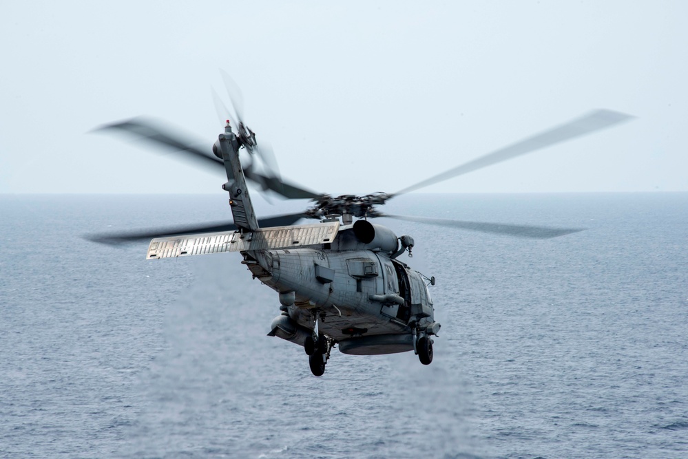 USS Carl Vinson (CVN 70) Conducts Routine Operations in the Surigao Strait