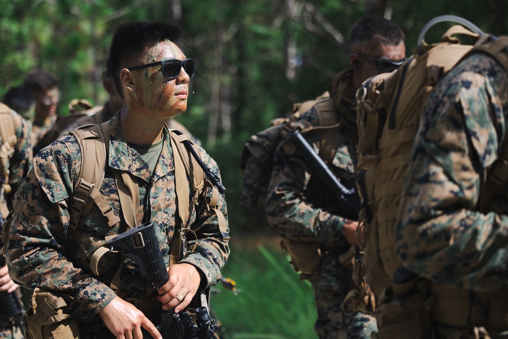 NROTC Midshipmen participate in FMF program on Camp Lejeune