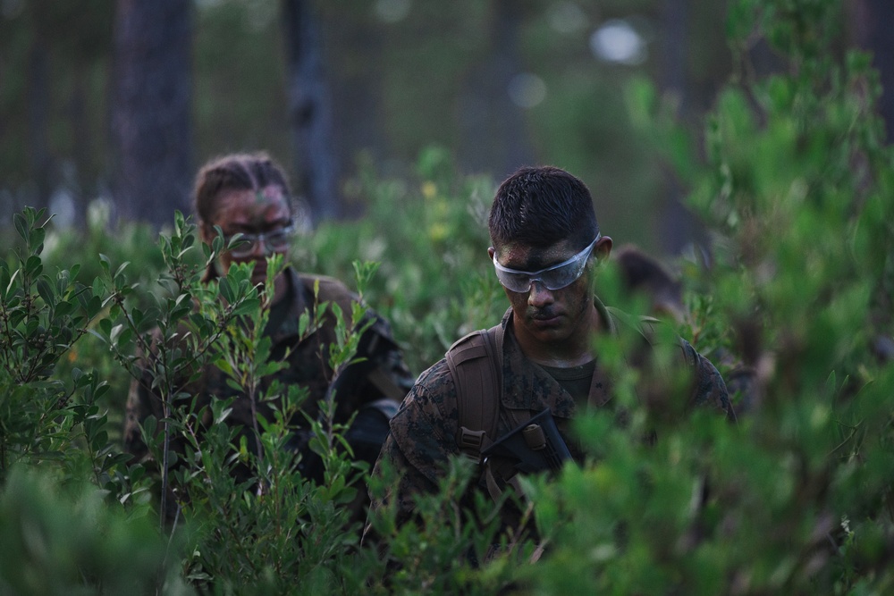 NROTC Midshipmen participate in FMF program on Camp Lejeune