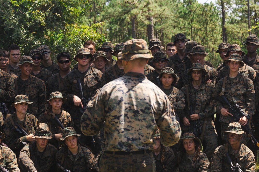 NROTC Midshipmen participate in FMF program on Camp Lejeune