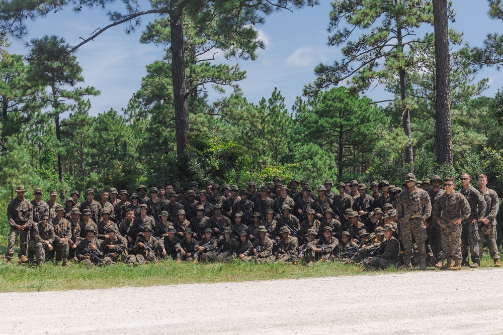 NROTC Midshipmen participate in FMF program on Camp Lejeune
