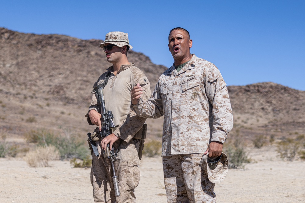 SLTE 4-25: Division Commanding General Major General Sullivan Visits