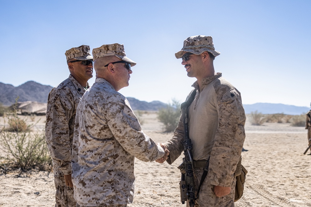 SLTE 4-25: Division Commanding General Major General Sullivan Visits