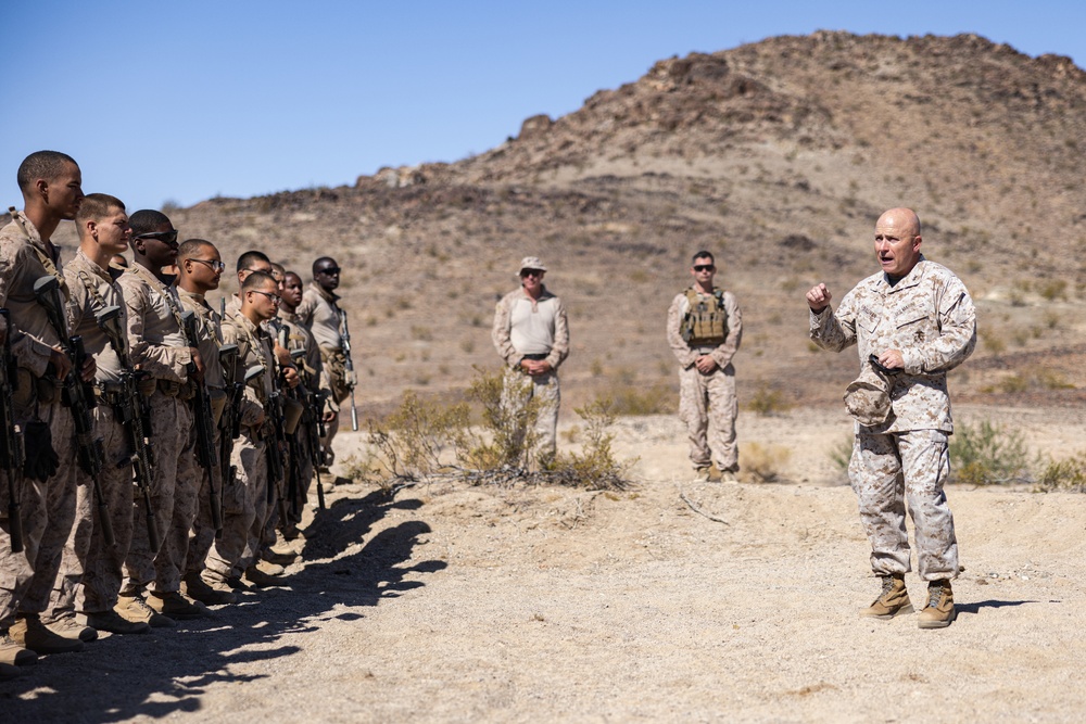SLTE 4-25: Division Commanding General Major General Sullivan Visits