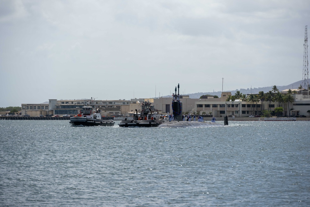USS Indiana (SSN 789) Changes Homeport to Pearl Harbor