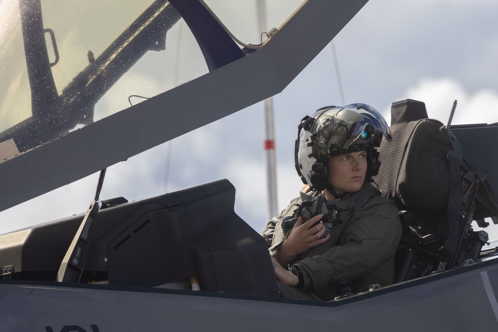 VMFA-311 conducts aircraft maintenance during Red Flag Alaska