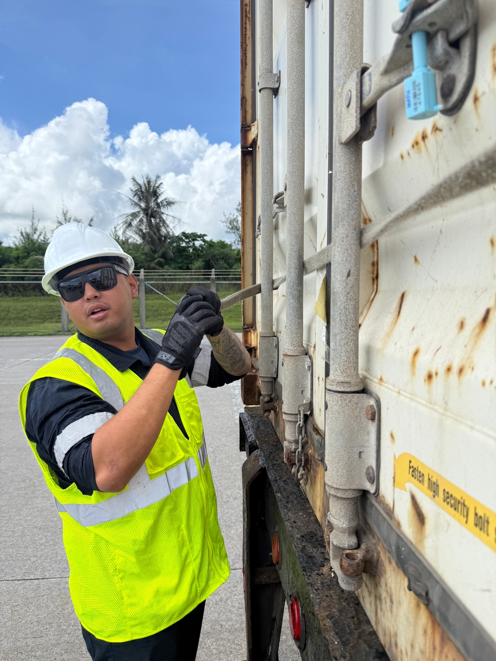 U.S. Coast Guard, partners conducts Multi-Agency Strike Force Operation at Port of Guam