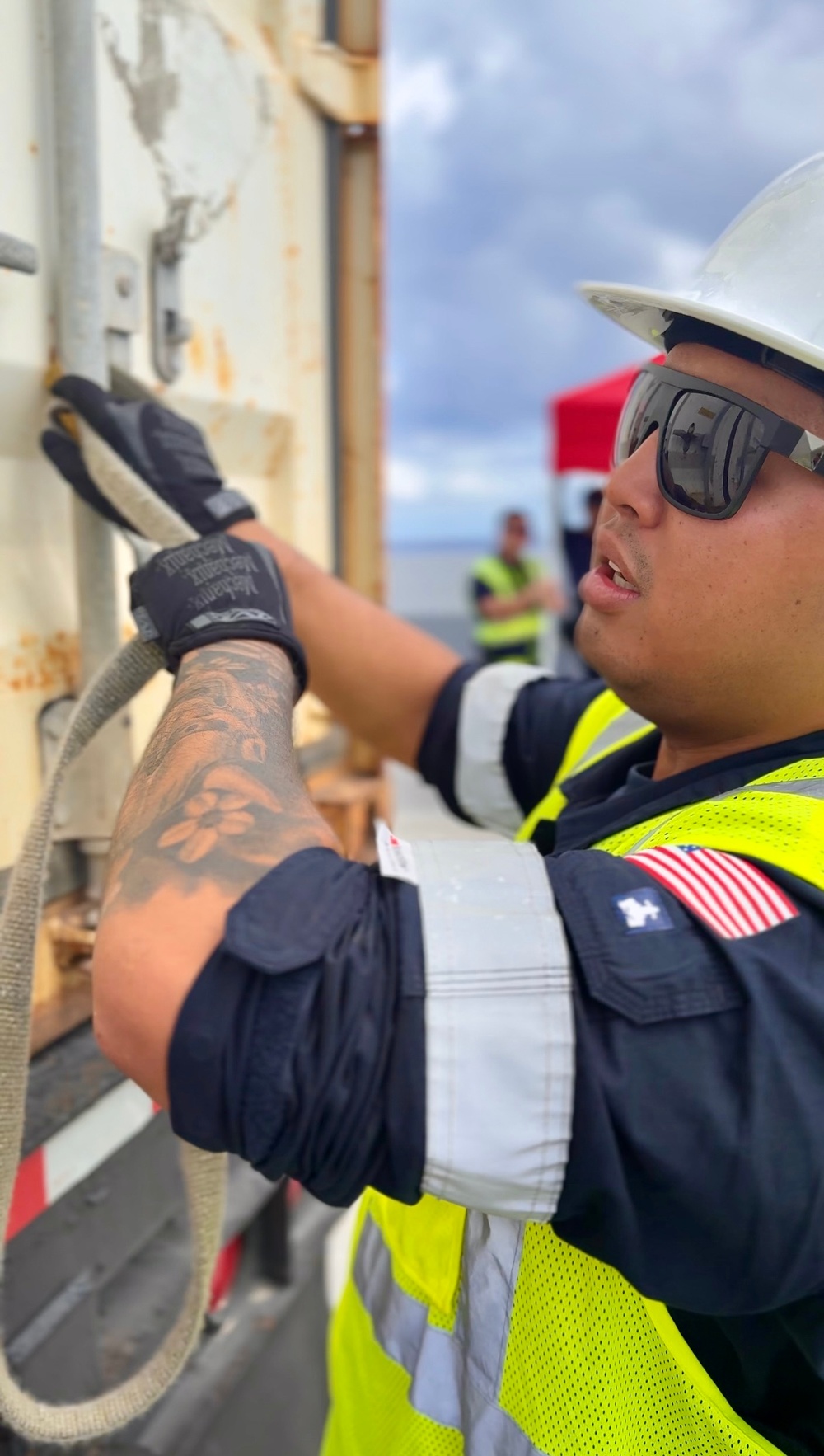 U.S. Coast Guard, partners conducts Multi-Agency Strike Force Operation at Port of Guam