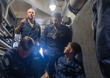 USS Ralph Johnson Sailors Respond to a Mass Causality Drill