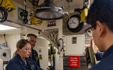 USS Ralph Johnson Sailors Respond to a Mass Causalty Drill